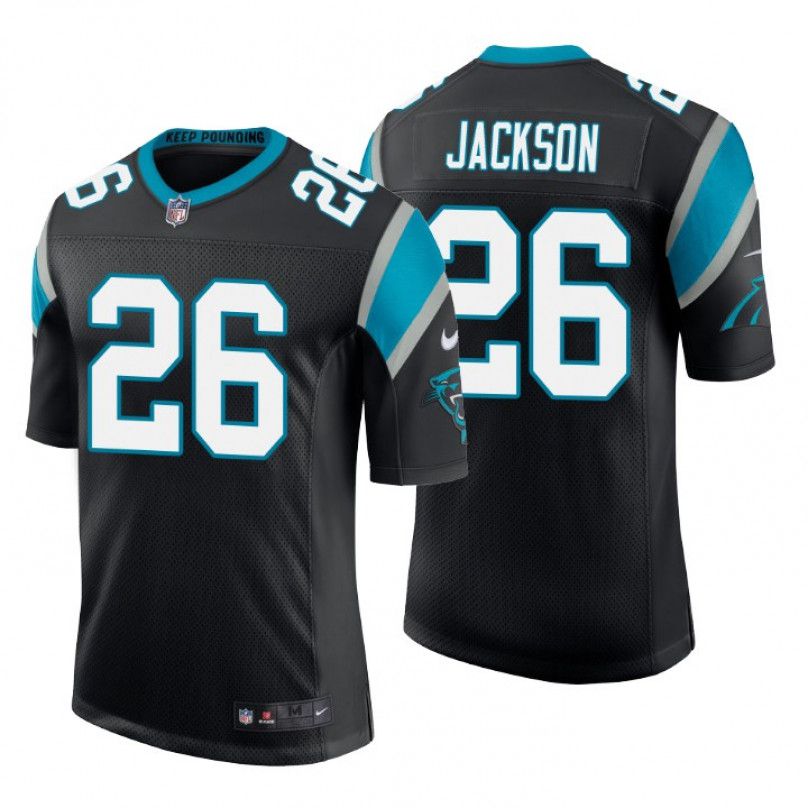 Men Carolina Panthers #26 Donte Jackson Nike Black Player Limited NFL Jersey